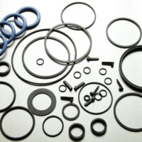 Rubber o-ring. Rubber sealing rings for joint seals.